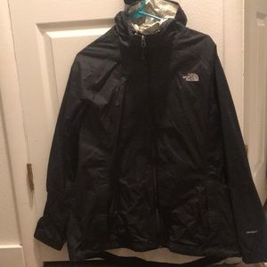 North face extra large rain jacket
